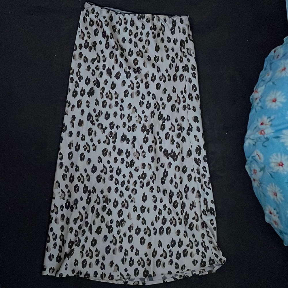 Maxi cheetah print skirt